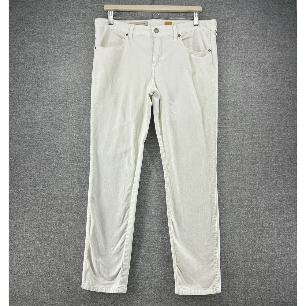 Pilcro And The Letterpress Corduroy Stet Pants Women Size 31 Beige Casual